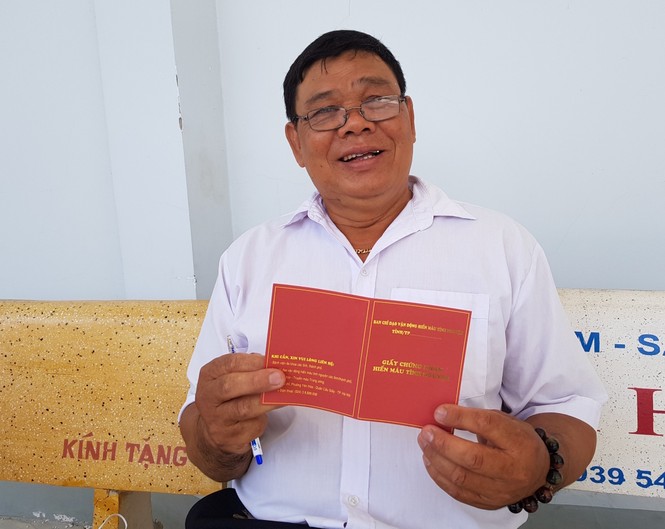 Người đàn ông khmer 29 lần tham gia hiến máu - ảnh 2