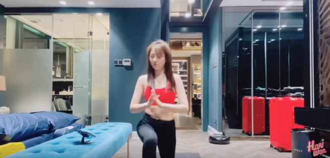 Dàn mỹ nhân Việt khoe eo thon dáng chuẩn khi tự tập luyện tại nhà - ảnh 8