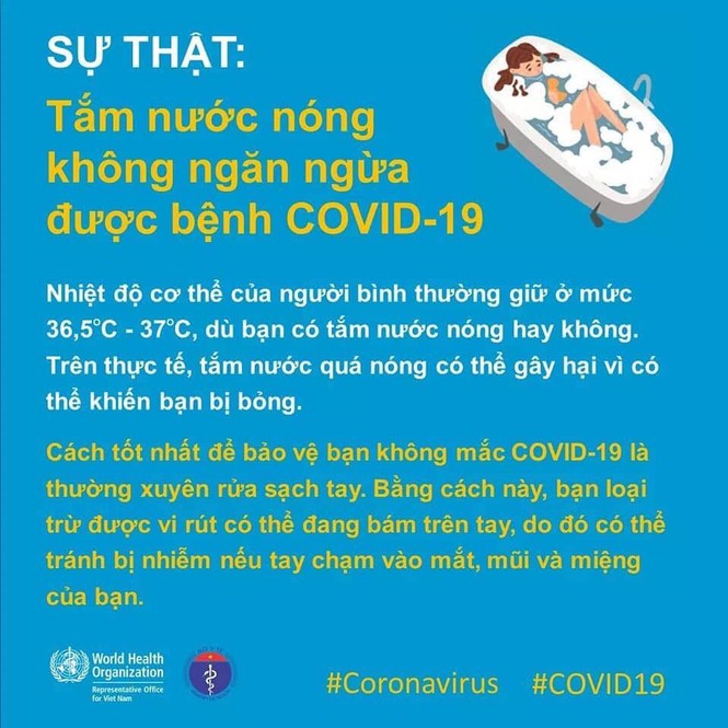 Chuyên gia y tế giải đáp thông tin 'tắm nước nóng diệt Covid-19' - ảnh 1