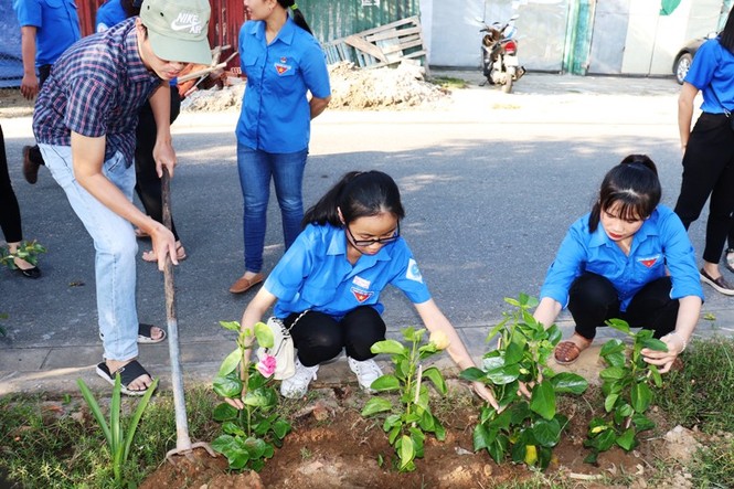 Đoàn viên thanh niên cụm Bắc Trung Bộ hưởng ứng 'Chủ Nhật xanh' tại Huế - ảnh 5