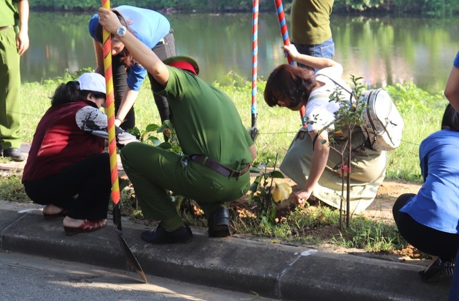 Đoàn viên thanh niên cụm Bắc Trung Bộ hưởng ứng 'Chủ Nhật xanh' tại Huế - ảnh 4