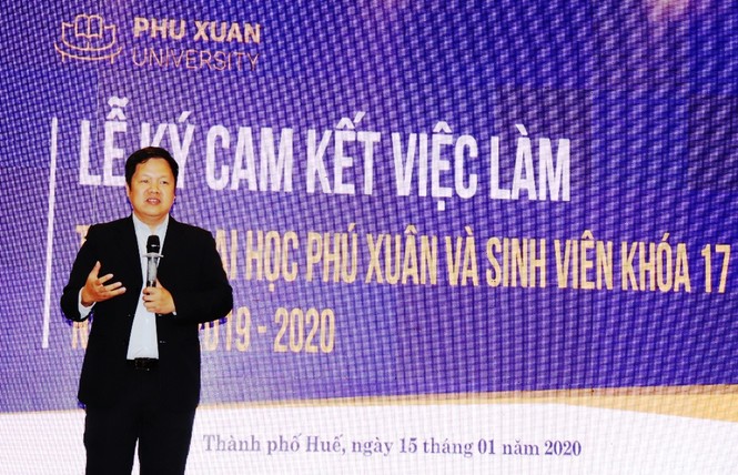 Trường đại học đầu tiên tại Huế cam kết bảo đảm việc làm cho sinh viên - ảnh 1