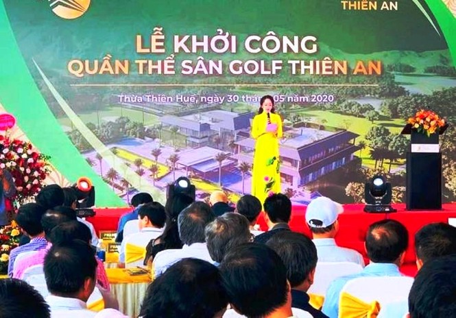 Khởi công “chui” dự án sân golf ở Huế ? - ảnh 1