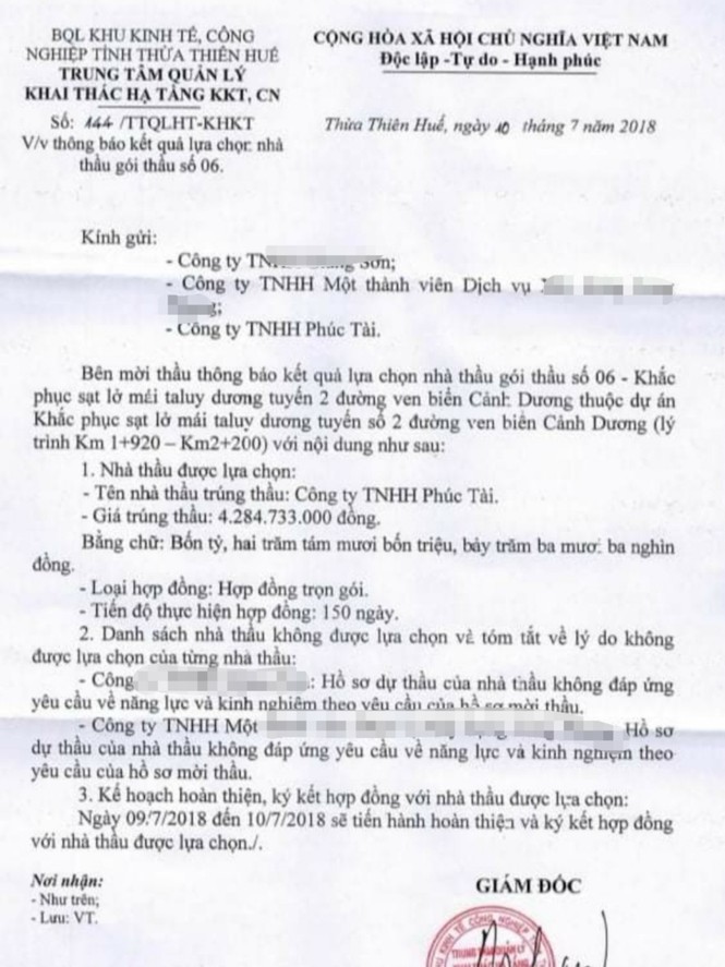 Công trình của Khu Kinh tế, CN TT-Huế sạt lở tại đúng điểm 'chống sạt lở' vừa hoàn thành - ảnh 2