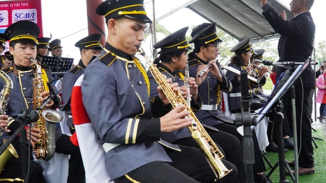 Huế: Lần đầu tiên, 40 nghệ sĩ ‘kèn Tây’ diễn Nhã nhạc Cung đình mừng năm mới - ảnh 8