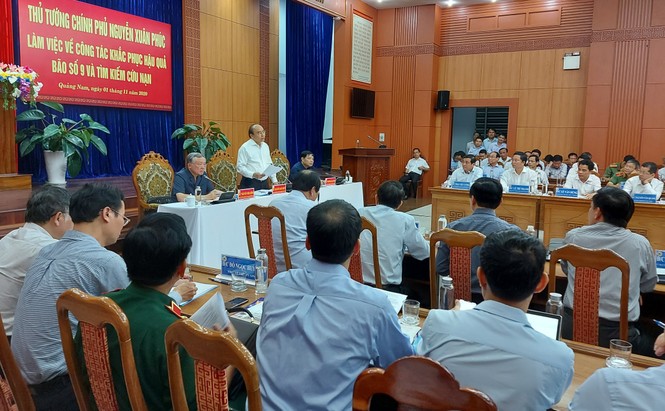 Thủ tướng chỉ đạo khắc phục thiệt hại bão số 9 - ảnh 1