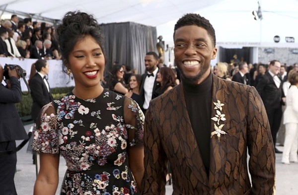 Giấu kín bệnh tình, Chadwick Boseman cũng giữ bí mật việc mình đã kết hôn trước khi qua đời - ảnh 2
