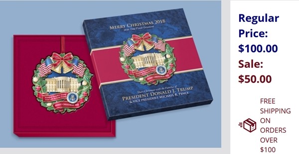 Tổng thống Trump chưa chịu nhượng bộ, nhưng Shop Quà tặng của Nhà Trắng đã nhượng bộ rồi - ảnh 2