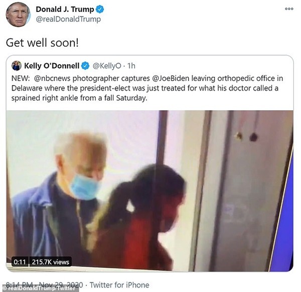 Chó cưng của ông Joe Biden đăng “tâm thư” xin lỗi vì khiến ông bị thương, ai cũng bật cười - ảnh 1