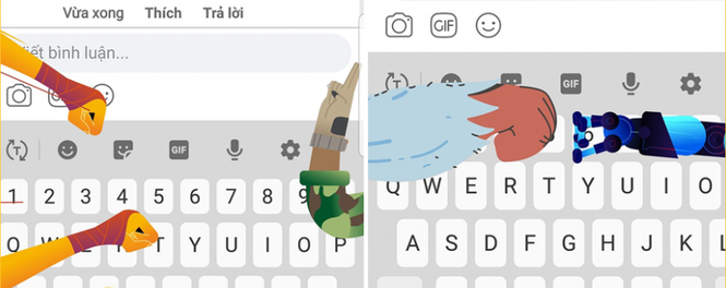 Facebook cập nhật hiệu ứng