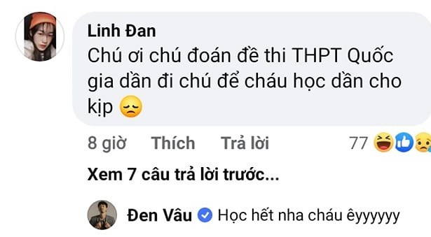 Ra MV vào dịp gần thi cuối kỳ, Đen Vâu lại được nhắc tên với những lời tiên tri đề thi Văn - ảnh 5