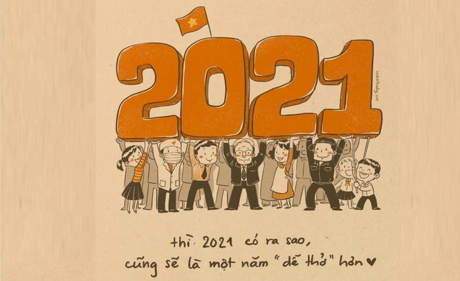 Nhìn lại một năm vừa qua với những thông điệp đáng yêu mùa dịch: 2020 mình vượt qua được thì 2021 sợ gì! - ảnh 13