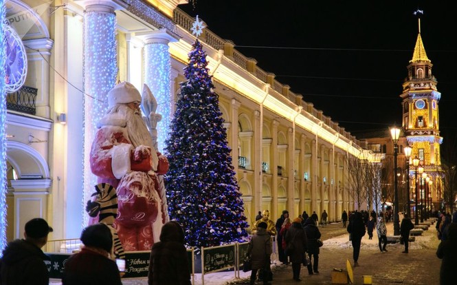 Saint-Peterburg lộng lẫy đón Giáng sinh và năm mới 2020 - ảnh 7