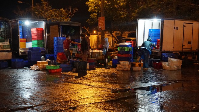 Đội rét mưu sinh lúc nửa đêm ở cảng cá lớn nhất miền Trung - ảnh 9