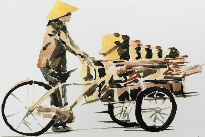 “Lang thang phố thị“: Khám phá Việt Nam tươi đẹp qua tranh ký họa - ảnh 1