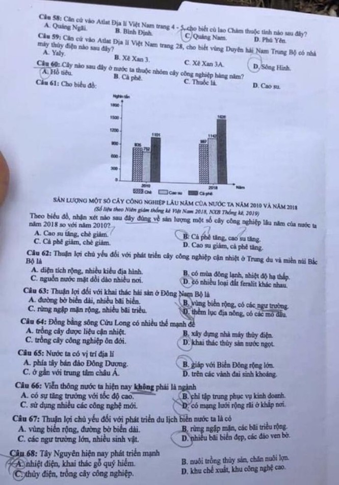 “Check” ngay gợi ý đáp án tổ hợp KHXH kỳ thi Tốt nghiệp THPT 2020 để biết điểm số nào! - ảnh 14