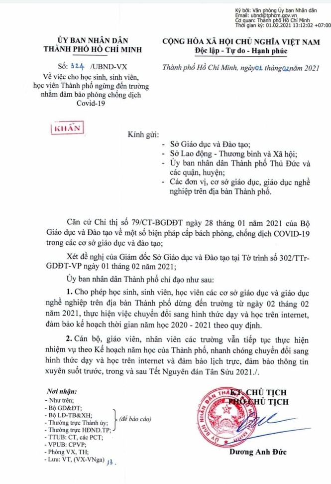 Teen TP.HCM chính thức nghỉ Tết sớm vào ngày 2/2 - ảnh 1