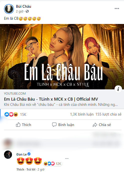 HOT: Binz - Châu Bùi lần đầu tương tác công khai trên mạng xã hội sau nghi vấn hẹn hò - ảnh 1