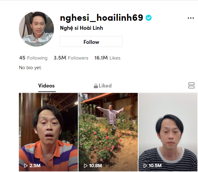 NSƯT Hoài Linh chuẩn người chơi hệ kênh nào