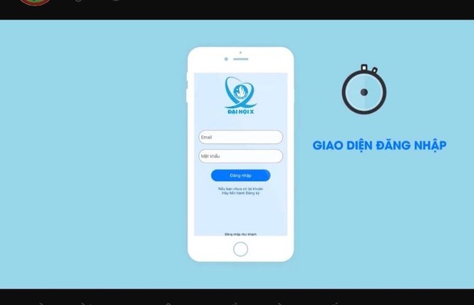 Ứng dụng công nghệ tại Đại hội Sinh viên toàn quốc lần thứ X - ảnh 1