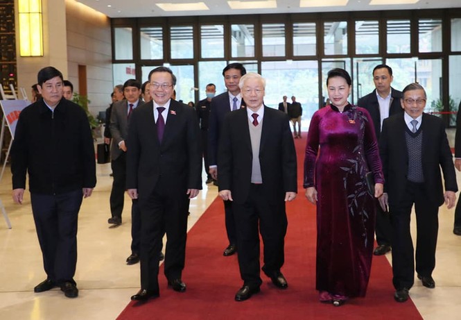 Tổng Bí thư, Chủ tịch nước dự buổi gặp mặt các thế hệ đại biểu Quốc hội - ảnh 1