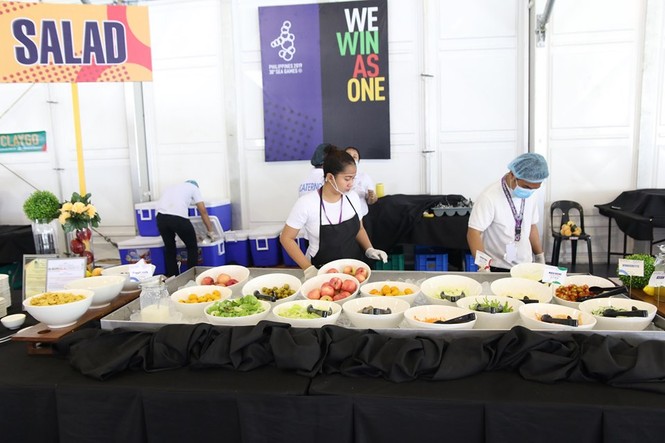 Tận thấy 'nơi ăn, chốn ở' của VĐV Việt Nam ở SEA Games - ảnh 1