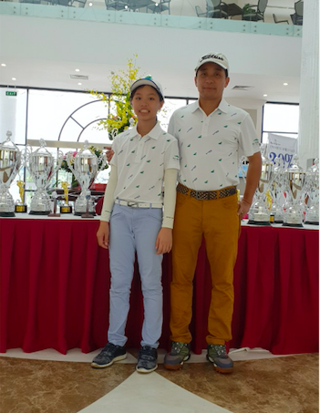 Golfer nhỏ tuổi nhất Tiền Phong Golf Championship 2020 mơ giành HIO - ảnh 1