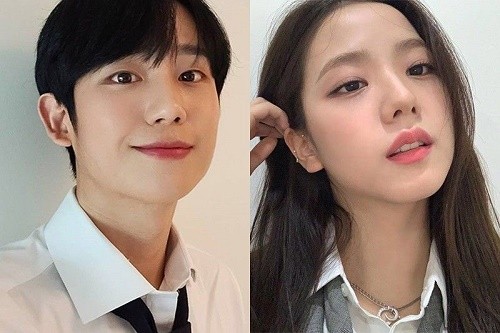 Jisoo (BLACKPINK) lộ ảnh hậu trường với trang phục thập niên 80 nhí nhảnh bên cạnh Jung Hae In - ảnh 5