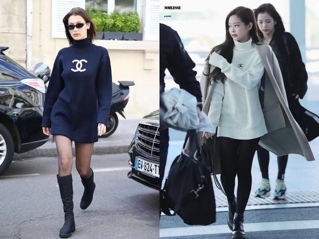 Jennie và siêu mẫu Bella Hadid “đụng hàng” đến 8 lần, thật khó nói ai mặc đẹp hơn ai! - ảnh 7