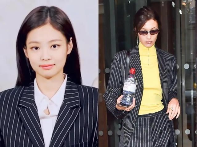 Jennie và siêu mẫu Bella Hadid “đụng hàng” đến 8 lần, thật khó nói ai mặc đẹp hơn ai! - ảnh 4