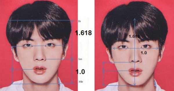 Phân tích khoa học như thế nào mà Jin (BTS) lọt vào Top 3 Gương mặt hoàn hảo nhất Thế giới? - ảnh 3