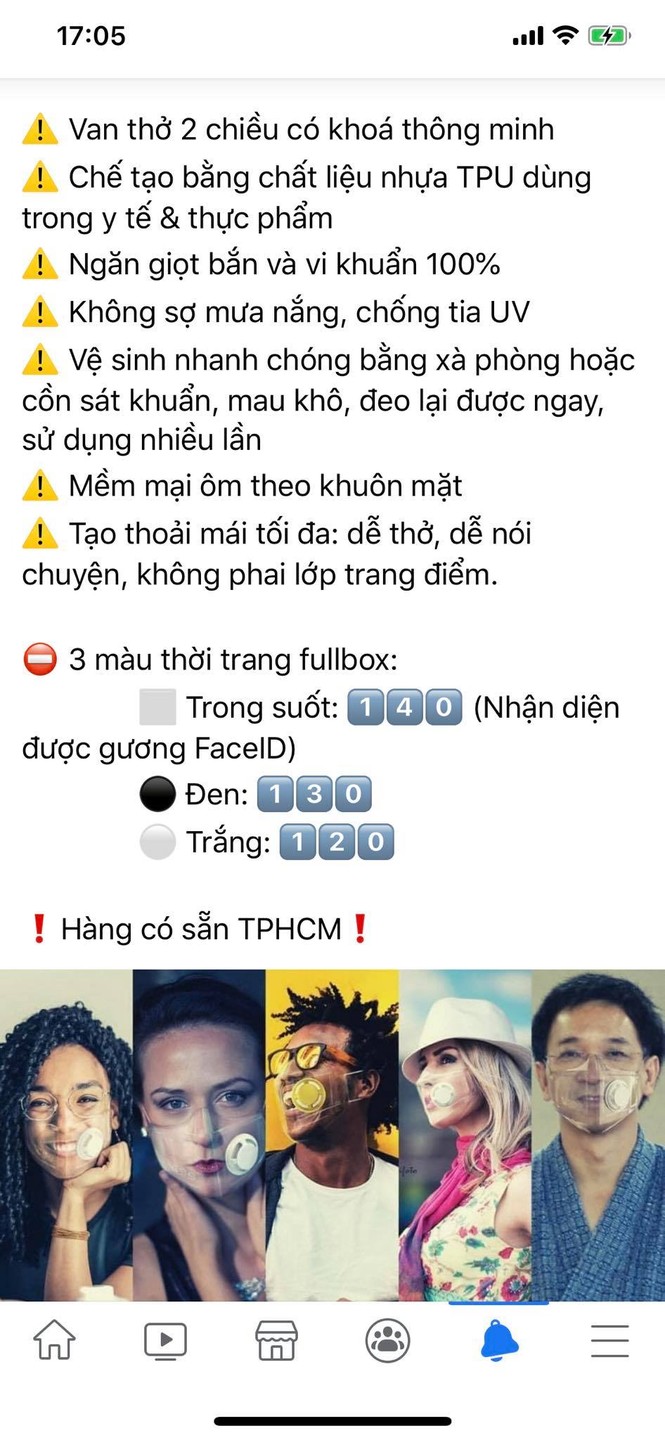 Khẩu trang hot trở lại vì COVID-19, có cả khẩu trang nhựa trong suốt rất thời trang - ảnh 5
