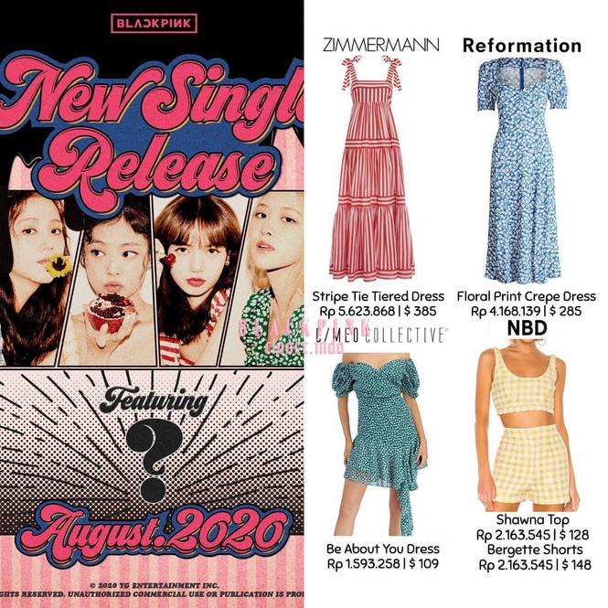 Trang phục của BLACKPINK trong ảnh quảng bá single mới toàn đồ bình dân, giá rẻ bất ngờ - ảnh 1