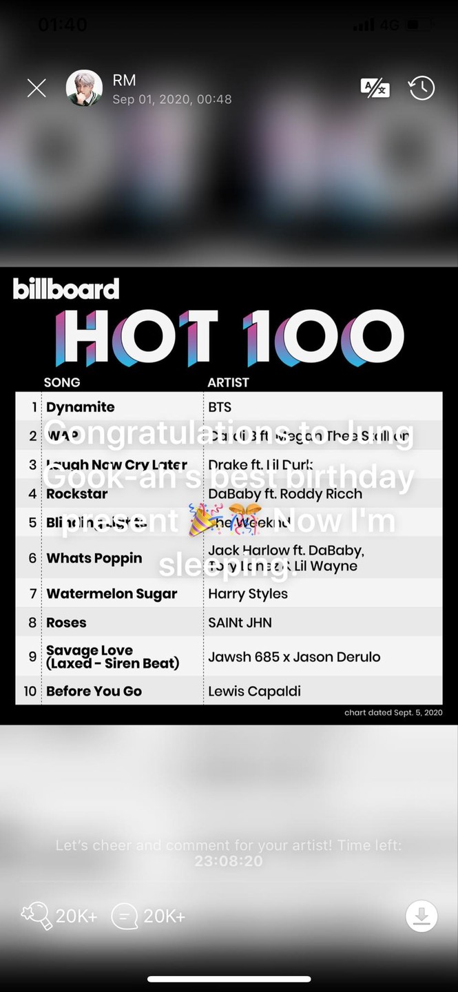 Ngay cả các chàng trai BTS cũng mất ngủ vì chờ đợi kết quả từ BXH Billboard Hot 100 - ảnh 2