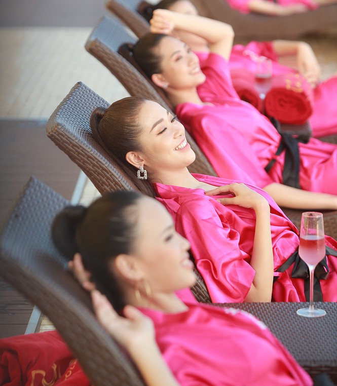 Dàn thí sinh Top 60 Hoa Hậu Việt Nam 2020 khoe sắc vóc xinh đẹp quyến rũ với bikini - ảnh 2