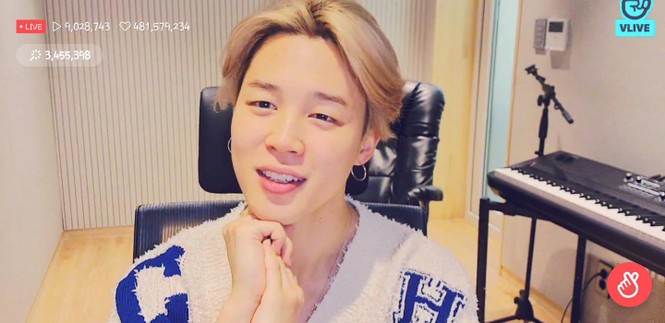 Choáng với màn “sold out” chiếc áo len nữ Jimin (BTS) mặc trong live stream, giá cực sốc - ảnh 1