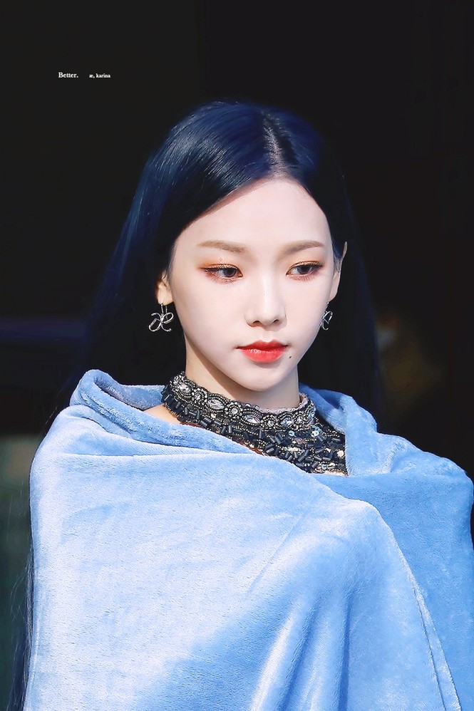 Netizen Hàn phát hiện tỉ lệ khuôn mặt Karina (aespa) giống Chaeyoung (TWICE) đến giật mình - ảnh 2
