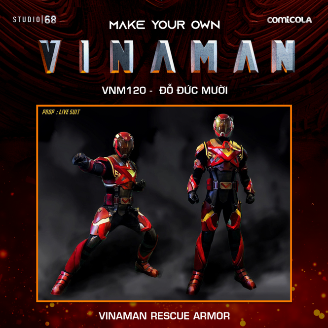 Top 25 thiết kế trang phục siêu anh hùng VINAMAN, thế này gia nhập Avengers cũng được nhỉ - ảnh 5