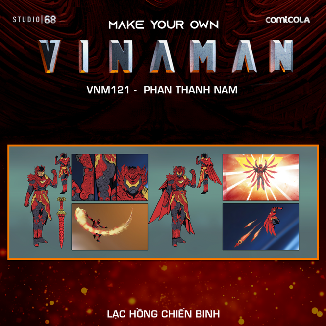 Top 25 thiết kế trang phục siêu anh hùng VINAMAN, thế này gia nhập Avengers cũng được nhỉ - ảnh 6