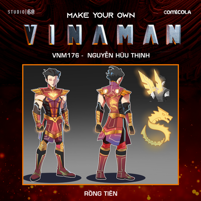 Top 25 thiết kế trang phục siêu anh hùng VINAMAN, thế này gia nhập Avengers cũng được nhỉ - ảnh 12