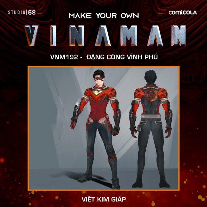 Top 25 thiết kế trang phục siêu anh hùng VINAMAN, thế này gia nhập Avengers cũng được nhỉ - ảnh 14
