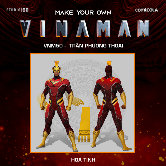 Top 25 thiết kế trang phục siêu anh hùng VINAMAN, thế này gia nhập Avengers cũng được nhỉ - ảnh 18