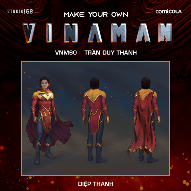 Top 25 thiết kế trang phục siêu anh hùng VINAMAN, thế này gia nhập Avengers cũng được nhỉ - ảnh 21