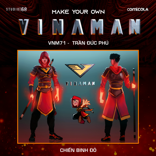 Top 25 thiết kế trang phục siêu anh hùng VINAMAN, thế này gia nhập Avengers cũng được nhỉ - ảnh 22