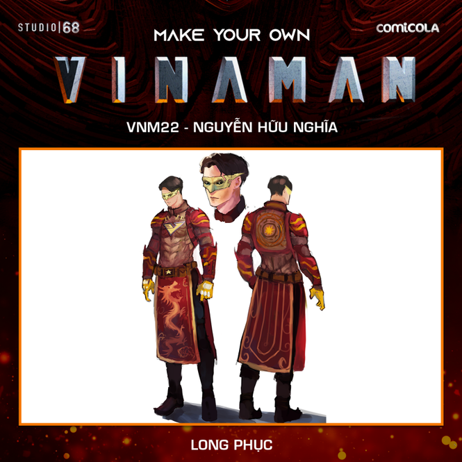 Top 25 thiết kế trang phục siêu anh hùng VINAMAN, thế này gia nhập Avengers cũng được nhỉ - ảnh 26