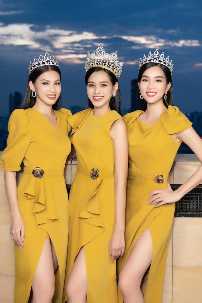Soi trang phục Top 3 Hoa Hậu Việt Nam 2020 sau đăng quang, không tìm được điểm nào để chê - ảnh 6