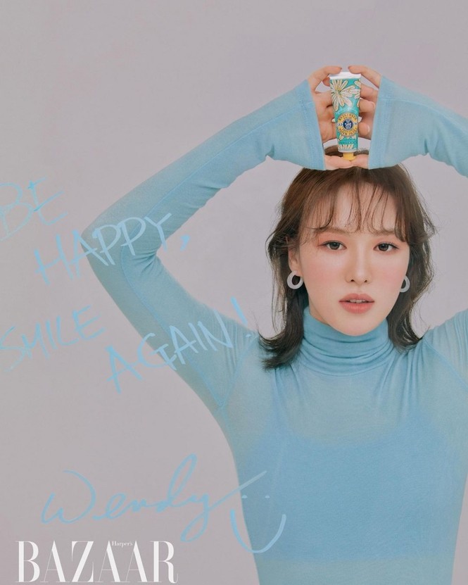 Wendy (Red Velvet) trở lại cực xinh với bộ ảnh mới, được netizen Hàn ví như “thiên thần” - ảnh 2