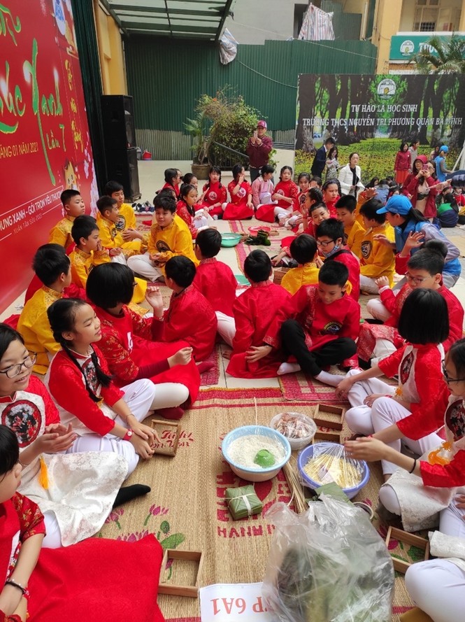 Teen THCS Nguyễn Tri Phương trải nghiệm vô vàn điều thú vị tại Lễ hội Vũ Khúc Xanh đón Tết - ảnh 8