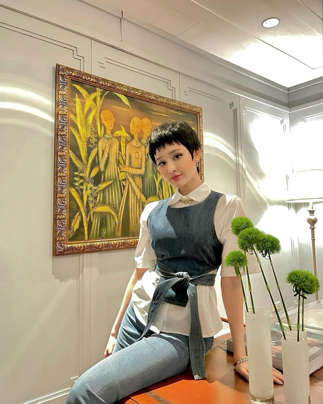 Mỹ nhân tuổi Sửu: Học cách mix đồ bình dân với hàng hiệu cao tay như “búp bê” Hiền Hồ - ảnh 4