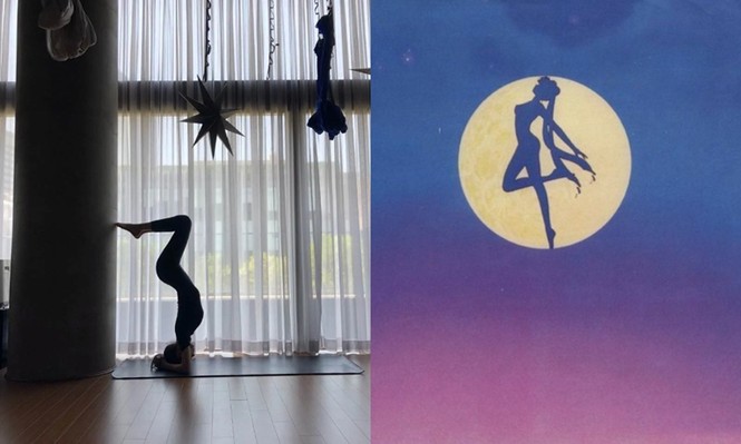 Karina (aespa) khoe body siêu đỉnh trong ảnh tập yoga, netizen lại lấy ảnh Jisoo (BLACKPINK) ra so sánh - ảnh 5